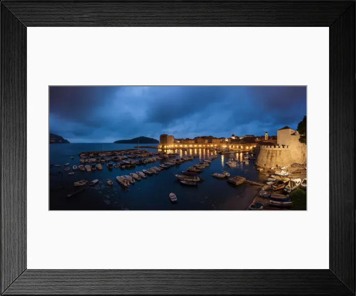 Framed Print : Dubrovnik Harbor, Croatia Framed Print : Dubrovnik Harbor, Croatia