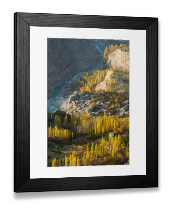Framed Print : Altit fort, Hunza Valley, Pakistan