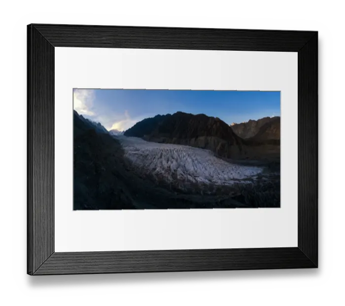 Framed Print : Panoramic view of Passu Glacier Framed Print : Panoramic view of Passu Glacier