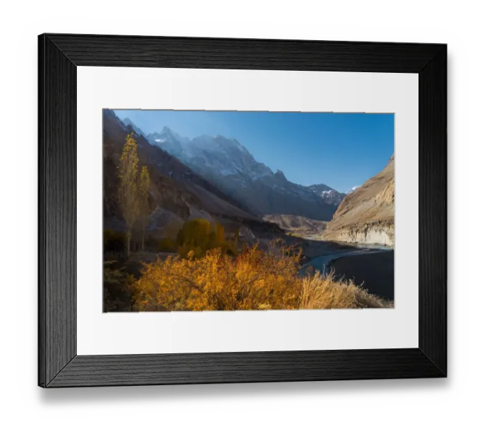 Framed Print : The landscape of Karakoram Highway, Pakistan Framed Print : The landscape of Karakoram Highway, Pakistan