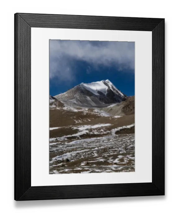 Framed Print : Snowy Mountain at Khunjerab Pass Framed Print : Snowy Mountain at Khunjerab Pass