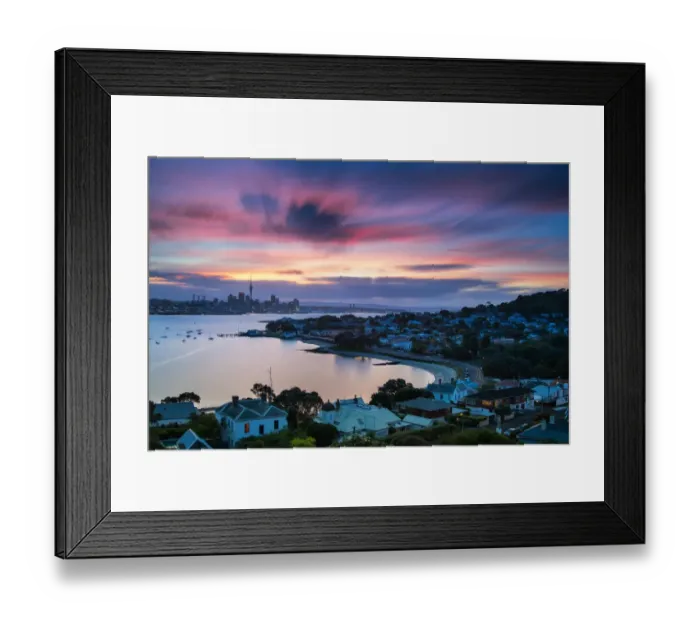 Framed Print : Auckland City Framed Print : Auckland City