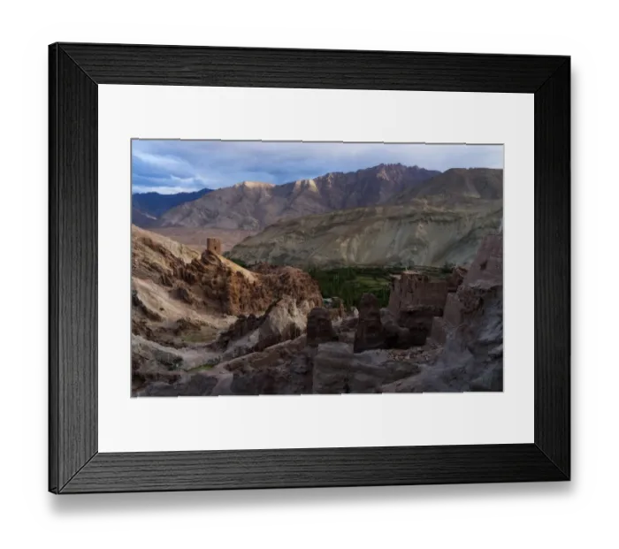 Framed Print : Basgo Fortess in Basgo Monastery, Ladakh, India Framed Print : Basgo Fortess in Basgo Monastery, Ladakh, India