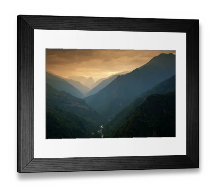 Framed Print : Mountain massif in North of Sikkim, India Framed Print : Mountain massif in North of Sikkim, India