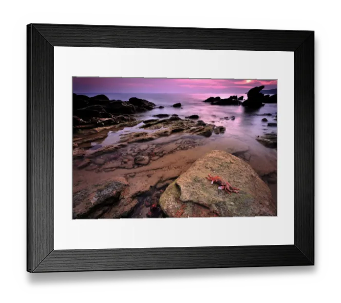 Framed Print : Seascape of east coast