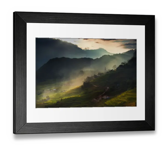 Framed Print : Sapa rice terrace, Vietnam Framed Print : Sapa rice terrace, Vietnam