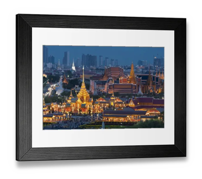 Framed Print : Royal Creamation of HRH Princess Petcharat
