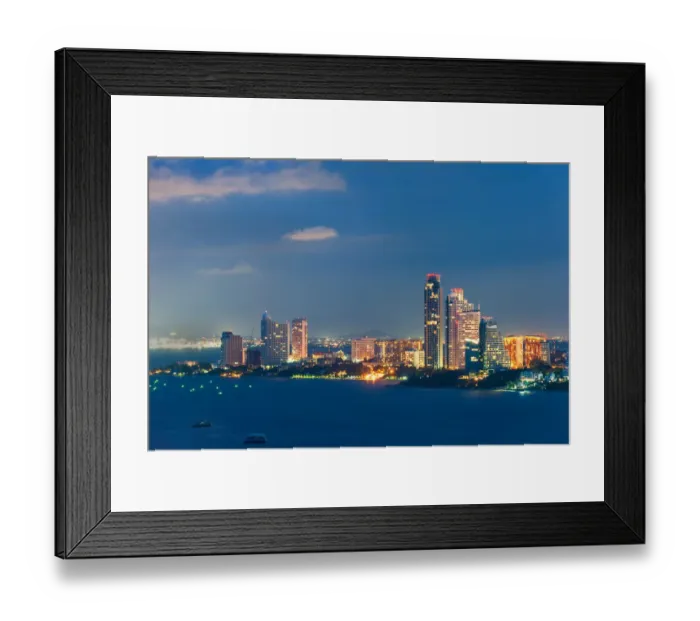 Framed Print : Pattaya City, Thailand Framed Print : Pattaya City, Thailand