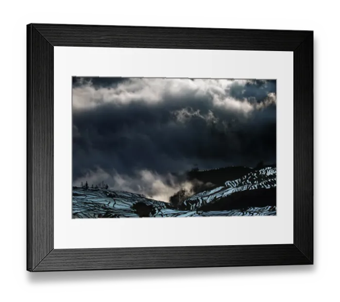 Framed Print : Yuanyang rice terrace, Yunnan, China