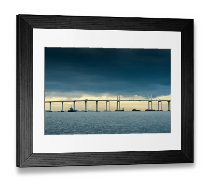 Framed Print : Ponte da Amizade, Macau Framed Print : Ponte da Amizade, Macau
