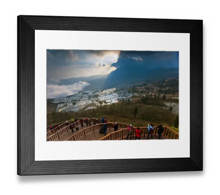 Framed Print : Yuanyang rice terrace Framed Print : Yuanyang rice terrace