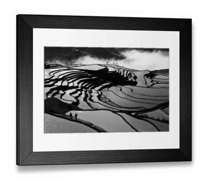 Framed Print : Yuanyang rice terrace, Yunnan, China Framed Print : Yuanyang rice terrace, Yunnan, China