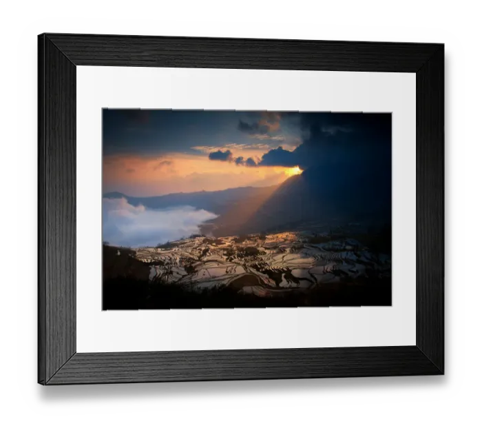 Framed Print : Yuanyang rice terrace Framed Print : Yuanyang rice terrace