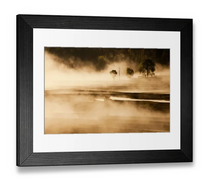Framed Print : Foggy day in Yuanyang, Yunnan, China Framed Print : Foggy day in Yuanyang, Yunnan, China