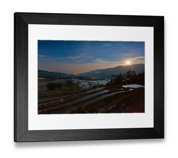 Framed Print : Yuanyang rice terrace, Yunnan, China Framed Print : Yuanyang rice terrace, Yunnan, China