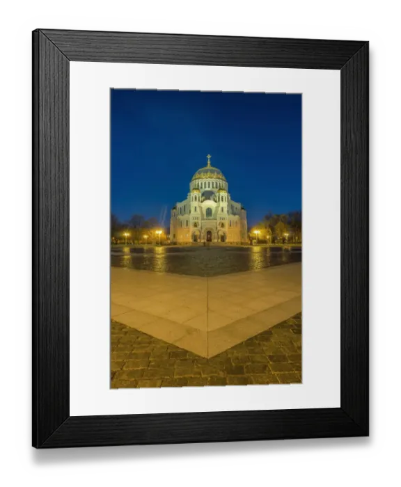 Framed Print : The Naval Cathedral of Saint Nicholas in Kronstadt Framed Print : The Naval Cathedral of Saint Nicholas in Kronstadt