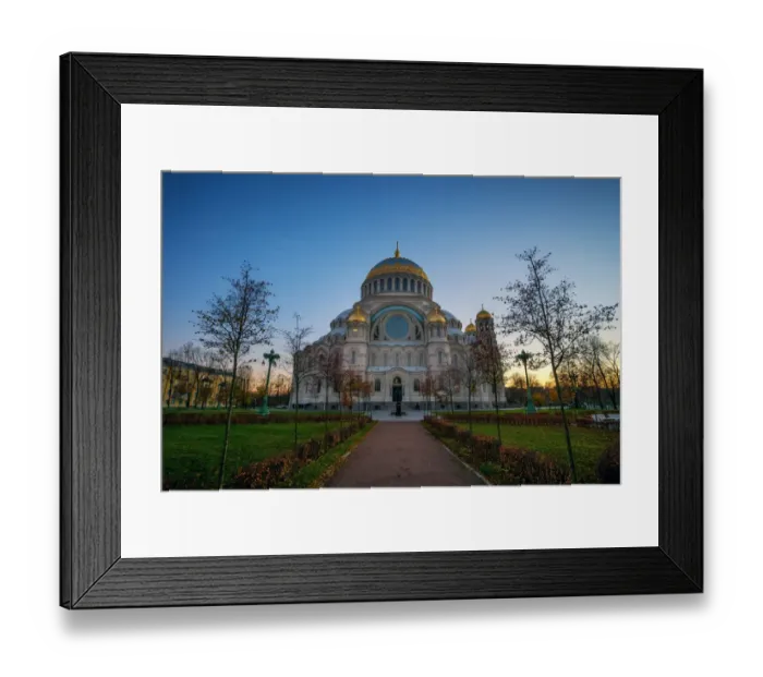 Framed Print : The Naval Cathedral of Saint Nicholas in Kronstadt Framed Print : The Naval Cathedral of Saint Nicholas in Kronstadt