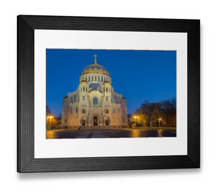 Framed Print : The Naval Cathedral of Saint Nicholas in Kronstadt Framed Print : The Naval Cathedral of Saint Nicholas in Kronstadt