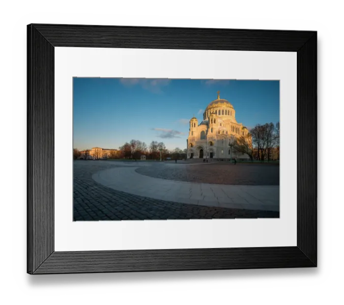 Framed Print : The Naval Cathedral of Saint Nicholas in Kronstadt Framed Print : The Naval Cathedral of Saint Nicholas in Kronstadt