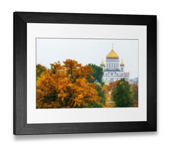 Framed Print : Cathedral of Christ the Saviour in autumn Framed Print : Cathedral of Christ the Saviour in autumn