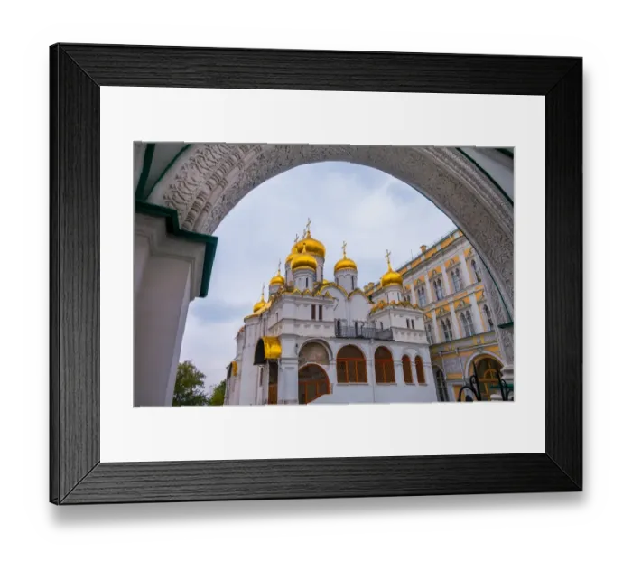 Framed Print : The Annunciation Cathedral in Kremlin Palace, Moscow