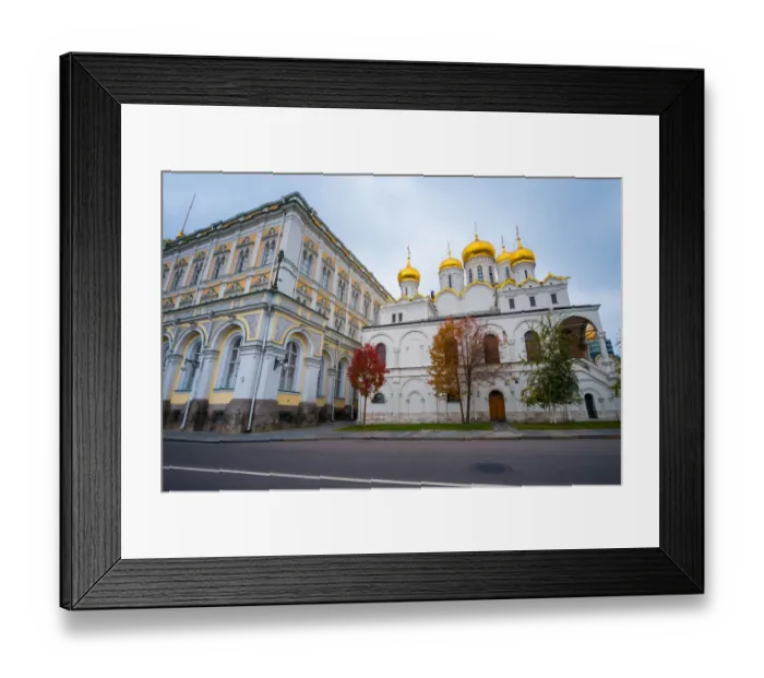 Framed Print : The Annunciation Cathedral in Kremlin Palace, Moscow