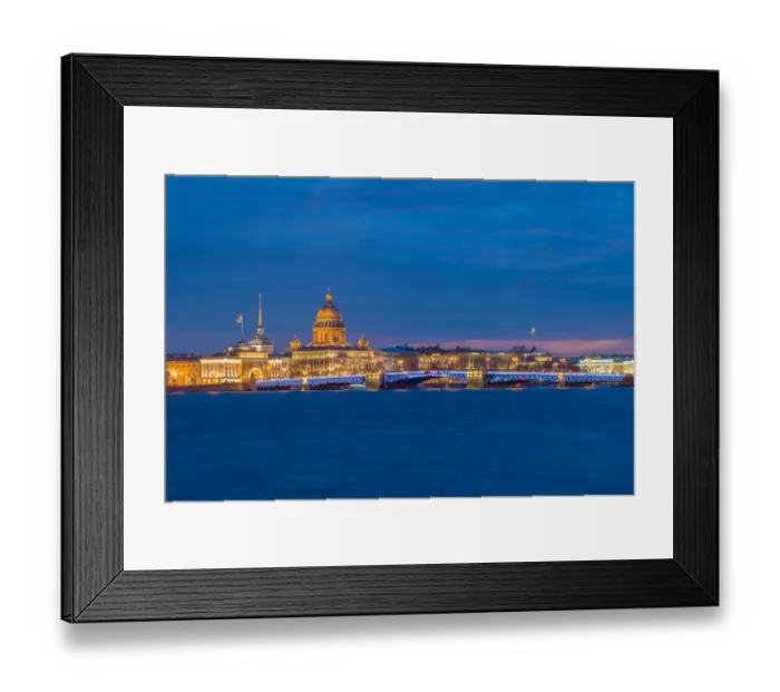 Framed Print : Saint Isaacs Cathedral and Admiralty building, Saint Petersburg