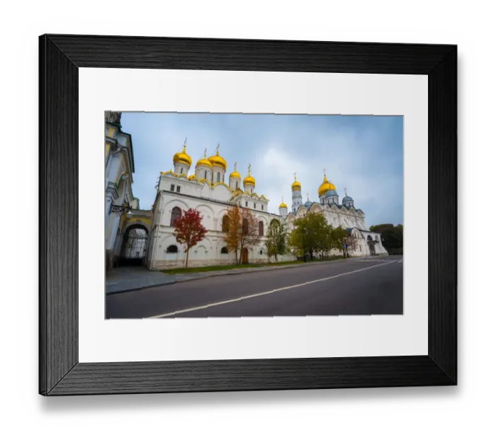Framed Print : The Annunciation Cathedral and The Archangels Cathedral Framed Print : The Annunciation Cathedral and The Archangels Cathedral
