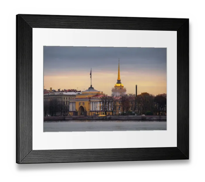 Framed Print : Admiralty building, Saint Petersburg