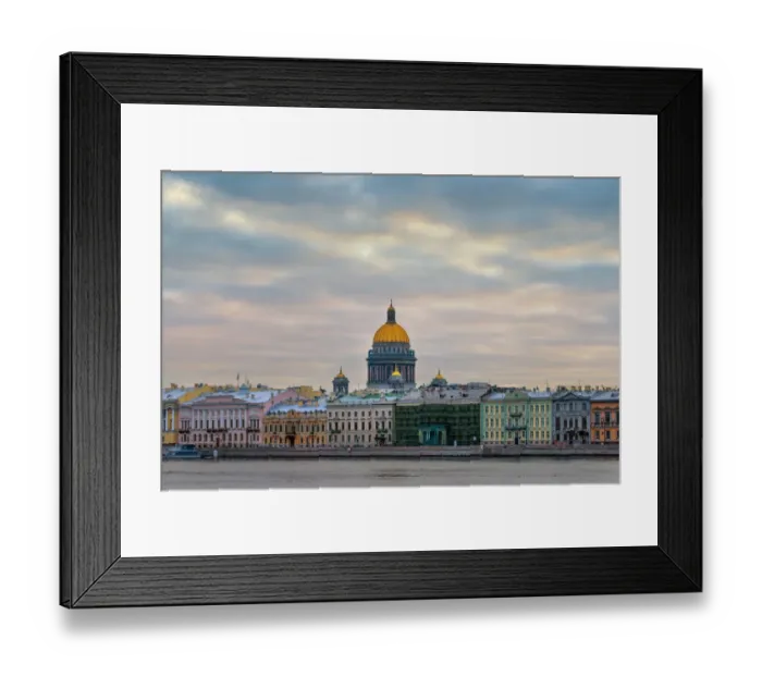 Framed Print : Saint Isaacs Cathedral, Saint Petersburg