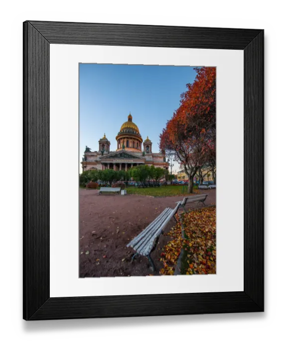 Framed Print : Saint Isaacs Cathedral, Saint Petersburg