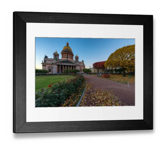 Framed Print : Saint Isaacs Cathedral, Saint Petersburg