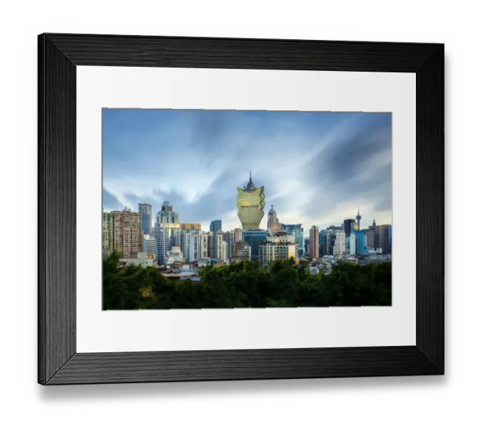 Framed Print : Macau Casino City Framed Print : Macau Casino City