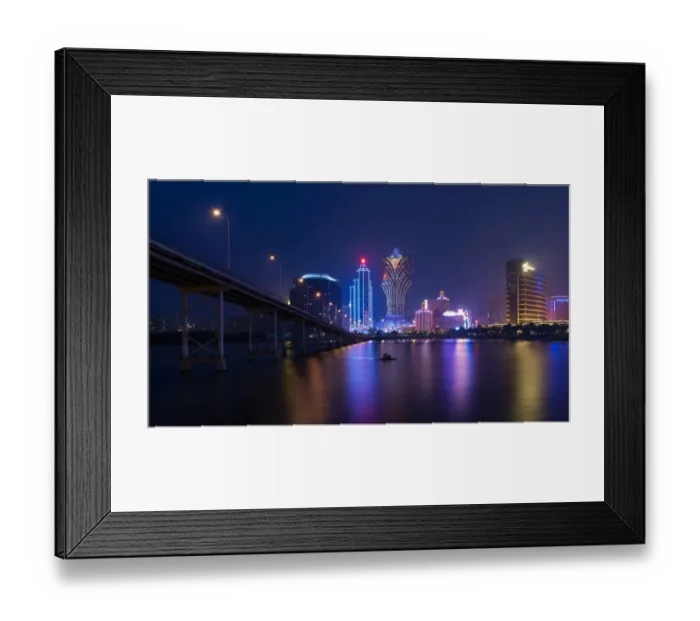 Framed Print : Macau Casino City Framed Print : Macau Casino City