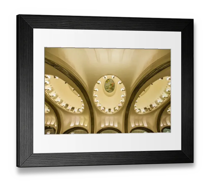 Framed Print : Moscow Metro, Moscow, Russia Framed Print : Moscow Metro, Moscow, Russia