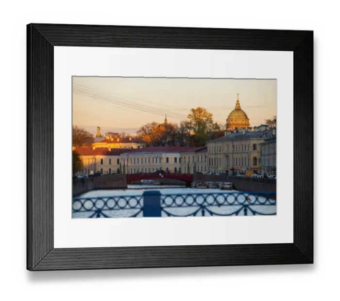 Framed Print : The Beautiful Saint Petersburg City