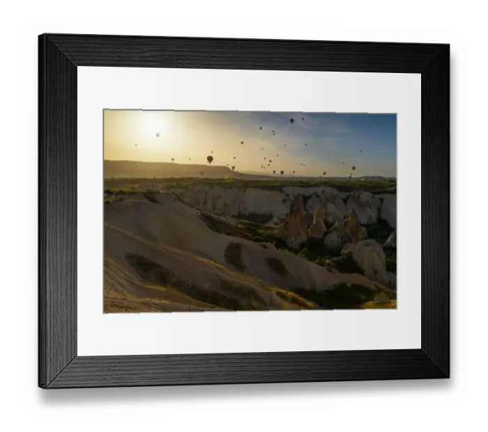 Framed Print : Balloons at Cappadocia, Turkey Framed Print : Balloons at Cappadocia, Turkey