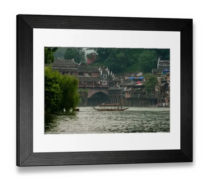 Framed Print : Fenghuang ancient city, China Framed Print : Fenghuang ancient city, China