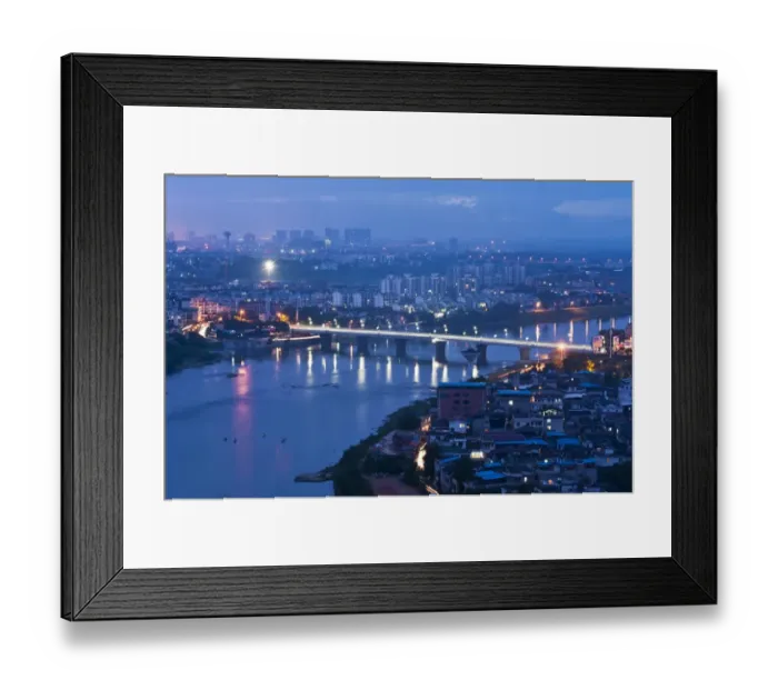 Framed Print : Guilin city, China Framed Print : Guilin city, China