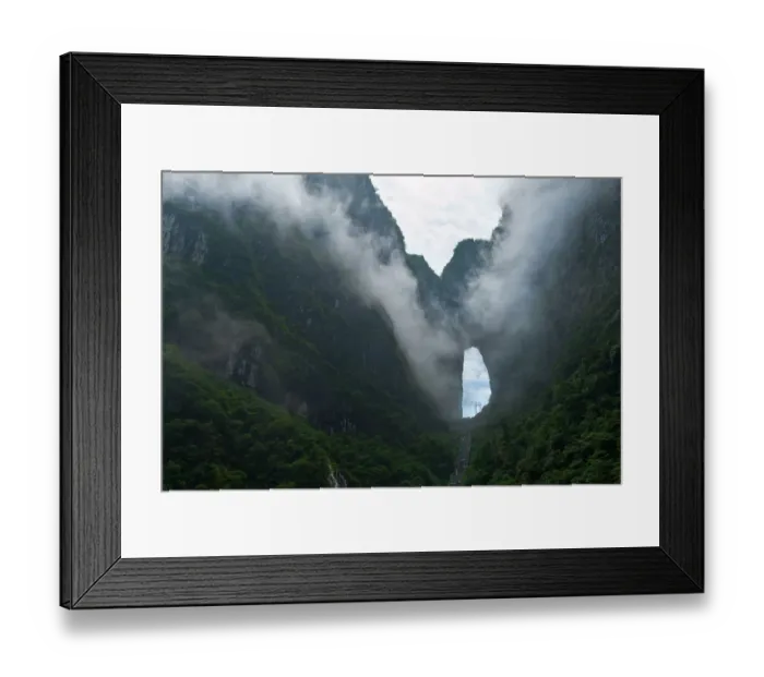 Framed Print : The heaven gate of Tianmen mountain Framed Print : The heaven gate of Tianmen mountain