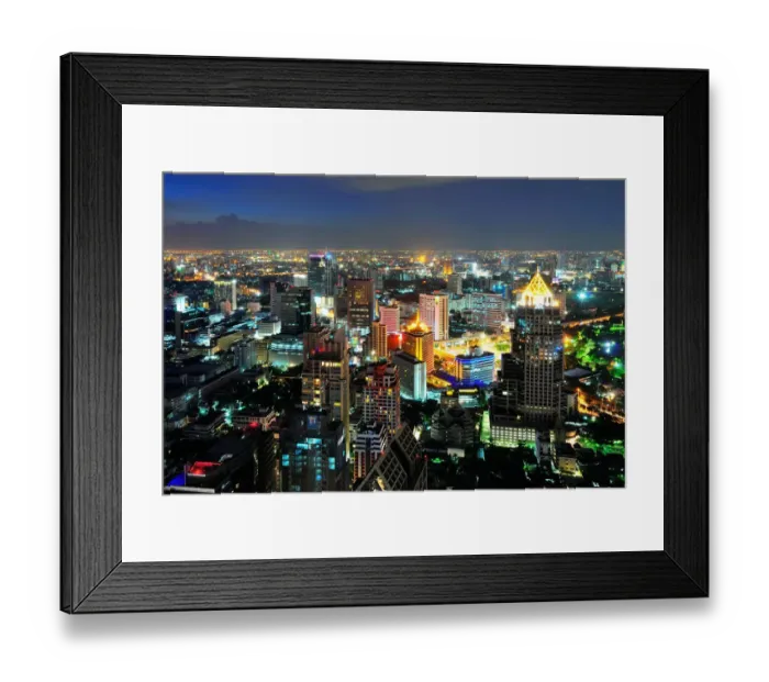 Framed Print : Bangkok cityscape, Thailand Framed Print : Bangkok cityscape, Thailand