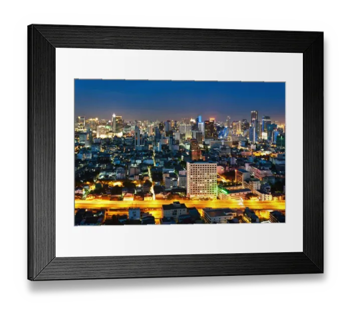 Framed Print : Bangkok cityscape, Thailand Framed Print : Bangkok cityscape, Thailand