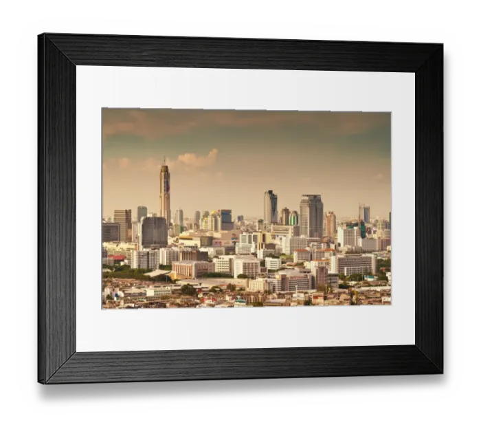 Framed Print : Bangkok cityscape, Thailand Framed Print : Bangkok cityscape, Thailand