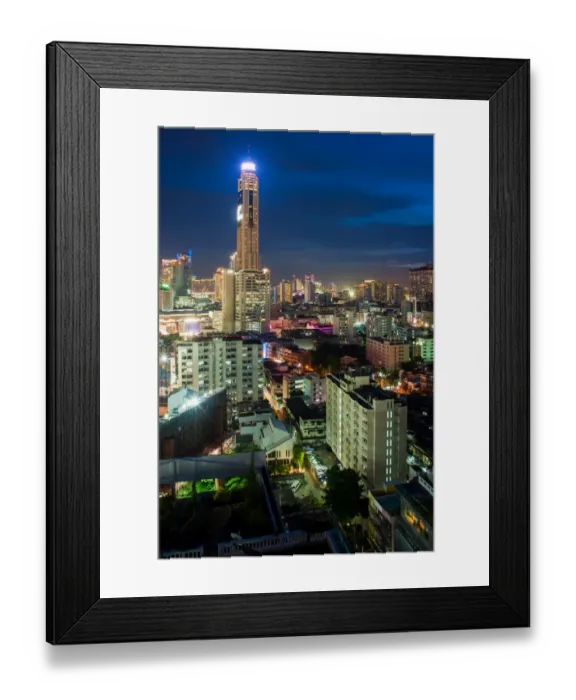 Framed Print : Baiyoke tower II, Bangkok Thailand Framed Print : Baiyoke tower II, Bangkok Thailand