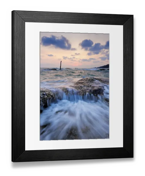 Framed Print : Lan Hin Khao seascape, Rayong, Thailand Framed Print : Lan Hin Khao seascape, Rayong, Thailand
