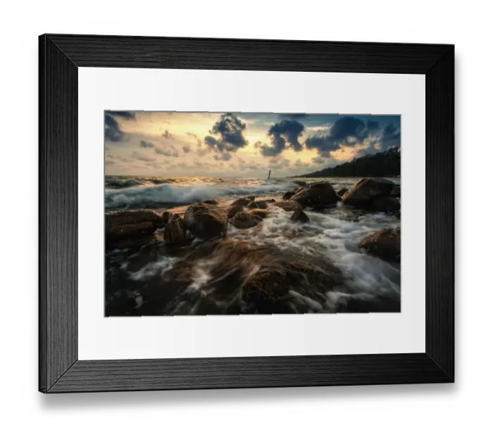 Framed Print : Lan Hin Khao seascape Framed Print : Lan Hin Khao seascape