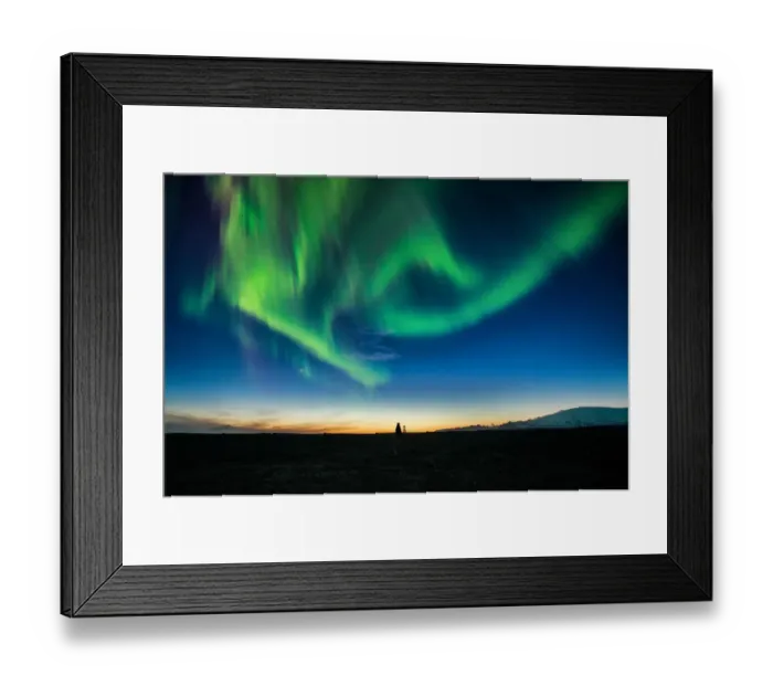 Framed Print : The extremely northern lights in Iceland (KP 9)