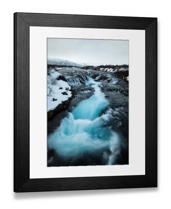 Framed Print : Bruarfoss, Iceland Framed Print : Bruarfoss, Iceland