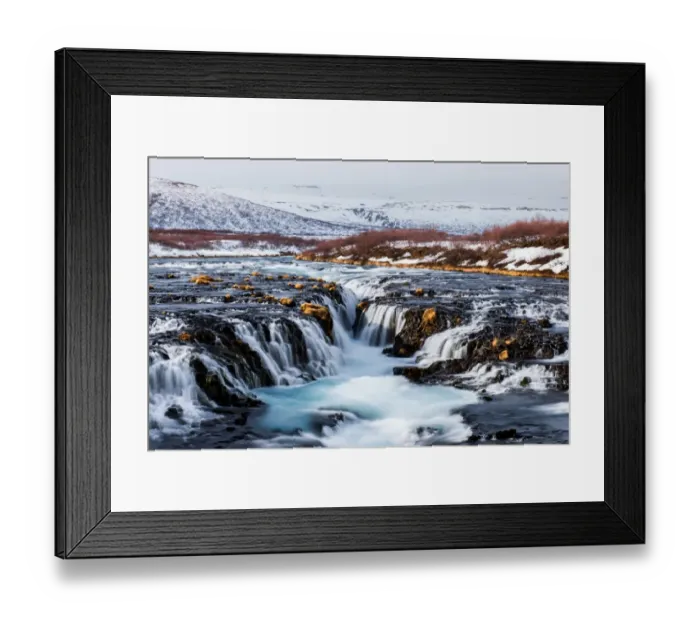 Framed Print : Bruarfoss, Iceland