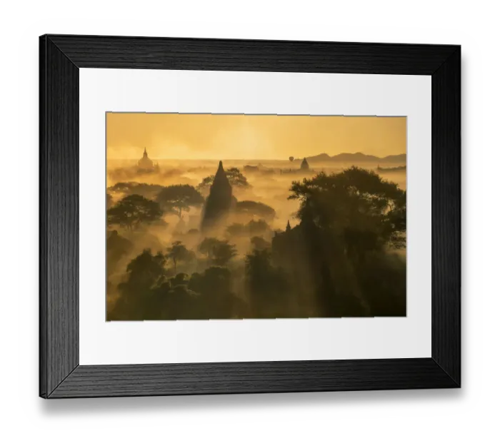 Framed Print : Pagoda field in Bagan, Myanmar